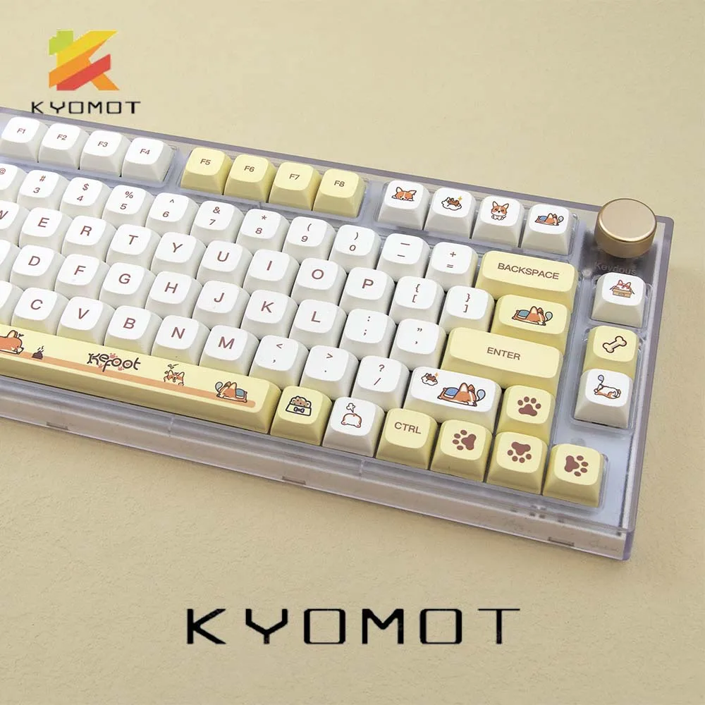 Keycaps Xda Profile Pbt Dye Sub - Nuovo Carino Corgi Dog Copritasti PBT