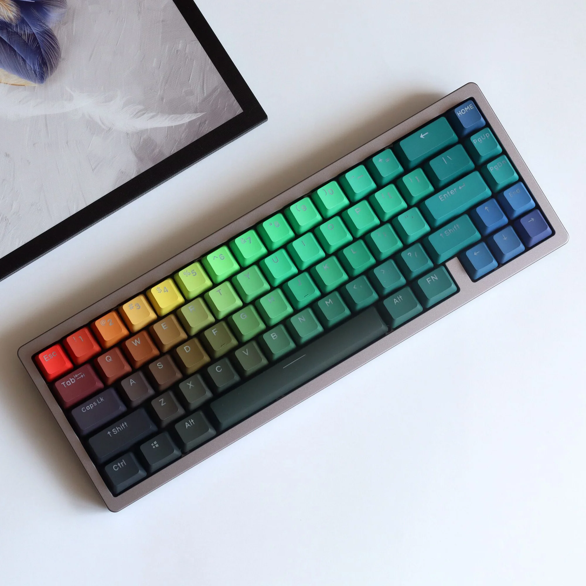 Keycaps Oem Profile 87 Keys - Set di Tasti Prism PBT Retroilluminati