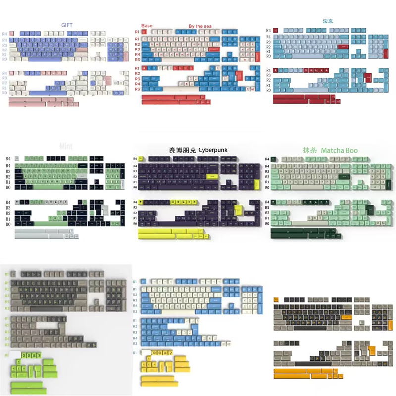 Keycaps Set Sa Profile Abs - GMK 172 tasti Set completo ABS