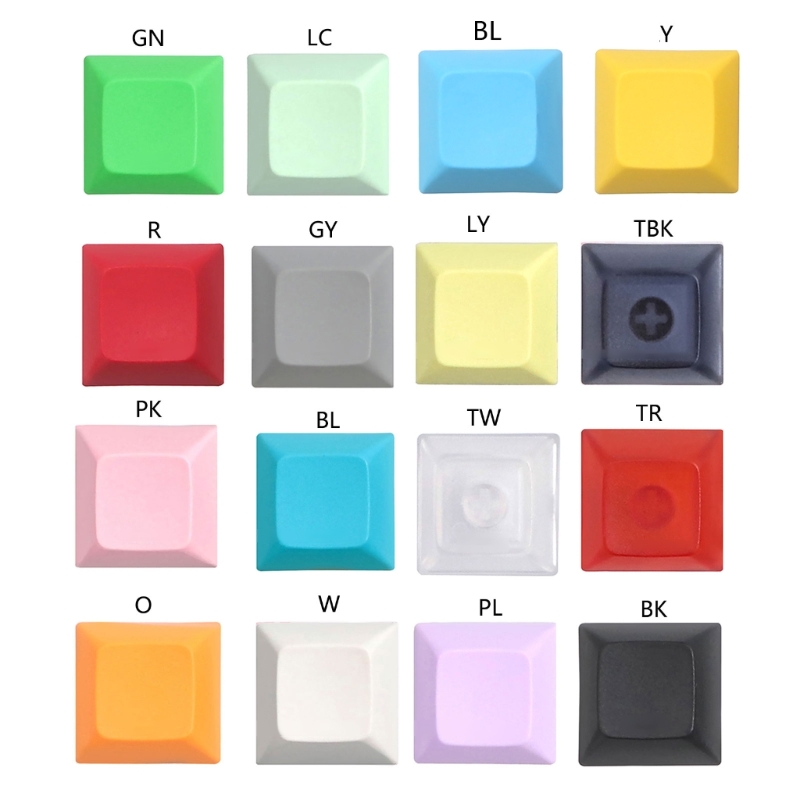 Keycaps Blank Pbt 1U - 20PCS DSA 1U Keycap Set PBT
