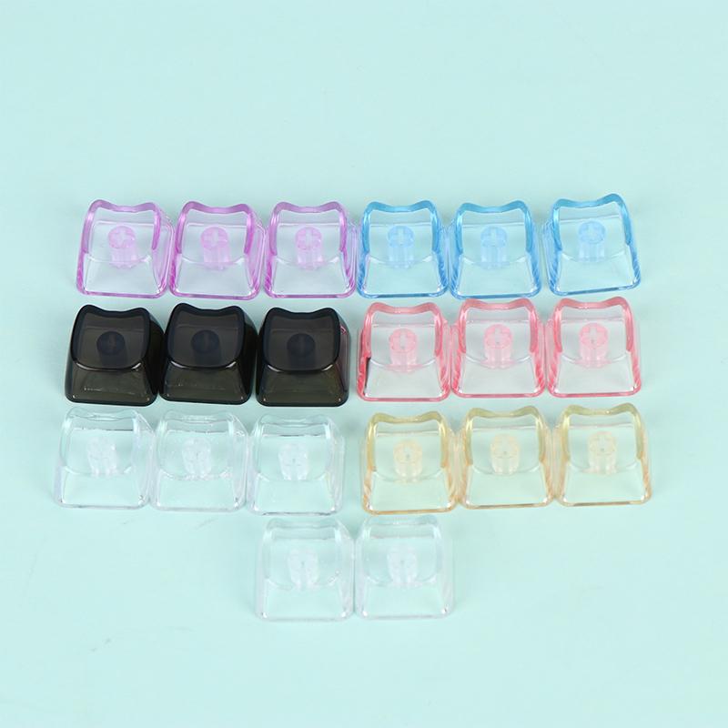 Keycaps Blank Pbt 1U - 10/20 pezzi di copritasti trasparenti a