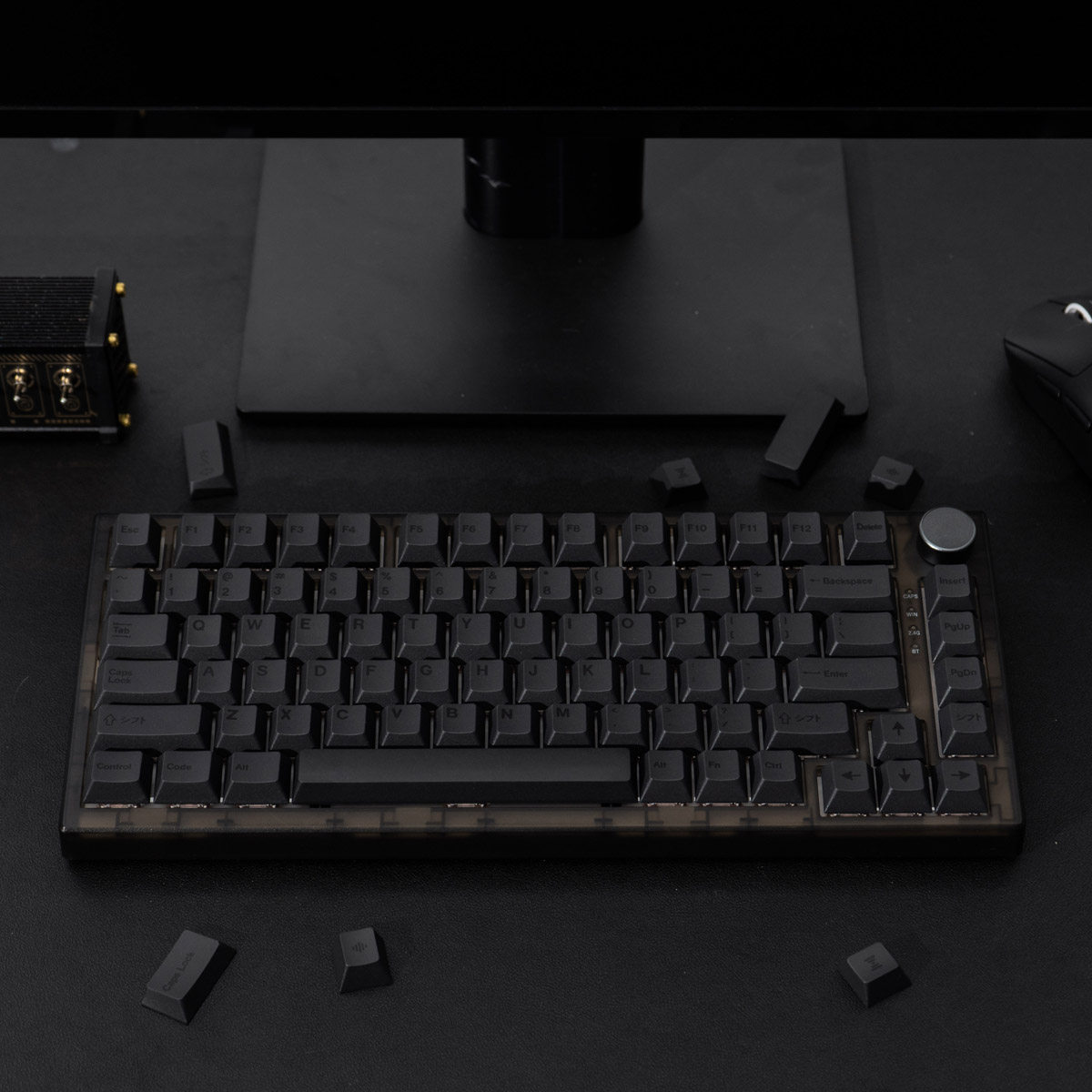 Keycaps Cherry Profile Pbt - Set di 144 Tasti GMK Dark,