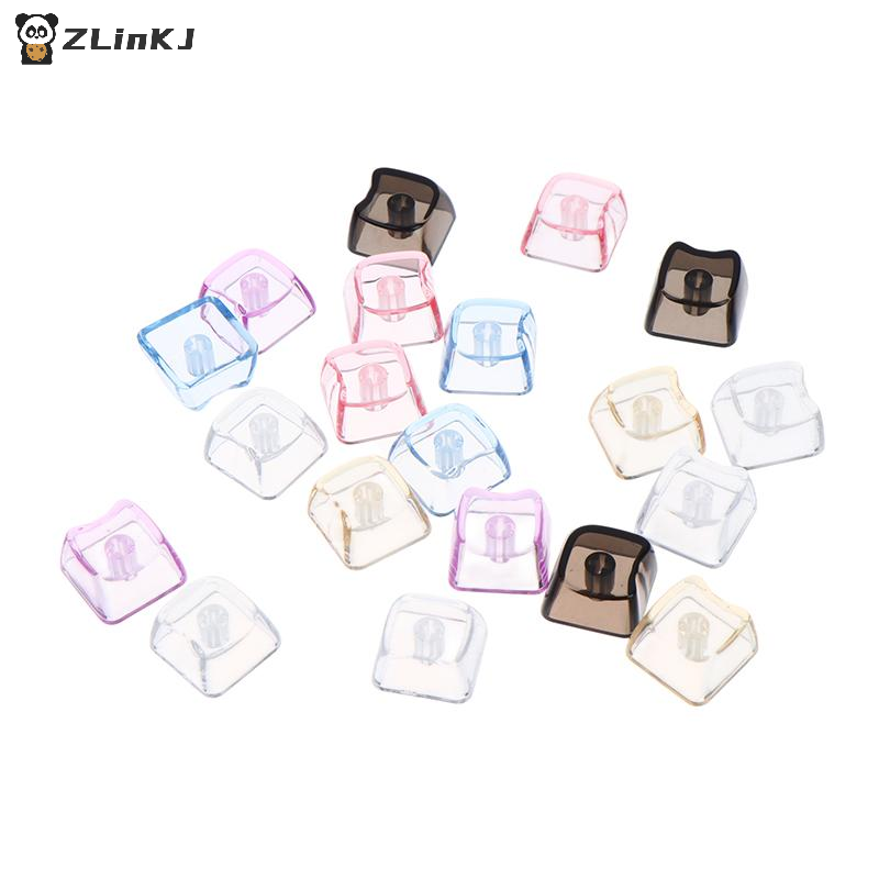 Keycaps Blank Pbt 1U - ▶ 10/20 Pezzi Tasti Trasparenti a