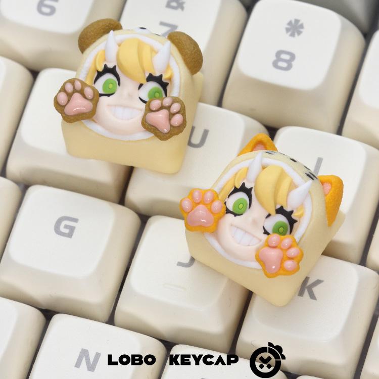 Keycaps Artisan Resin Handmade - Tastiera meccanica personalizzata con tasti in