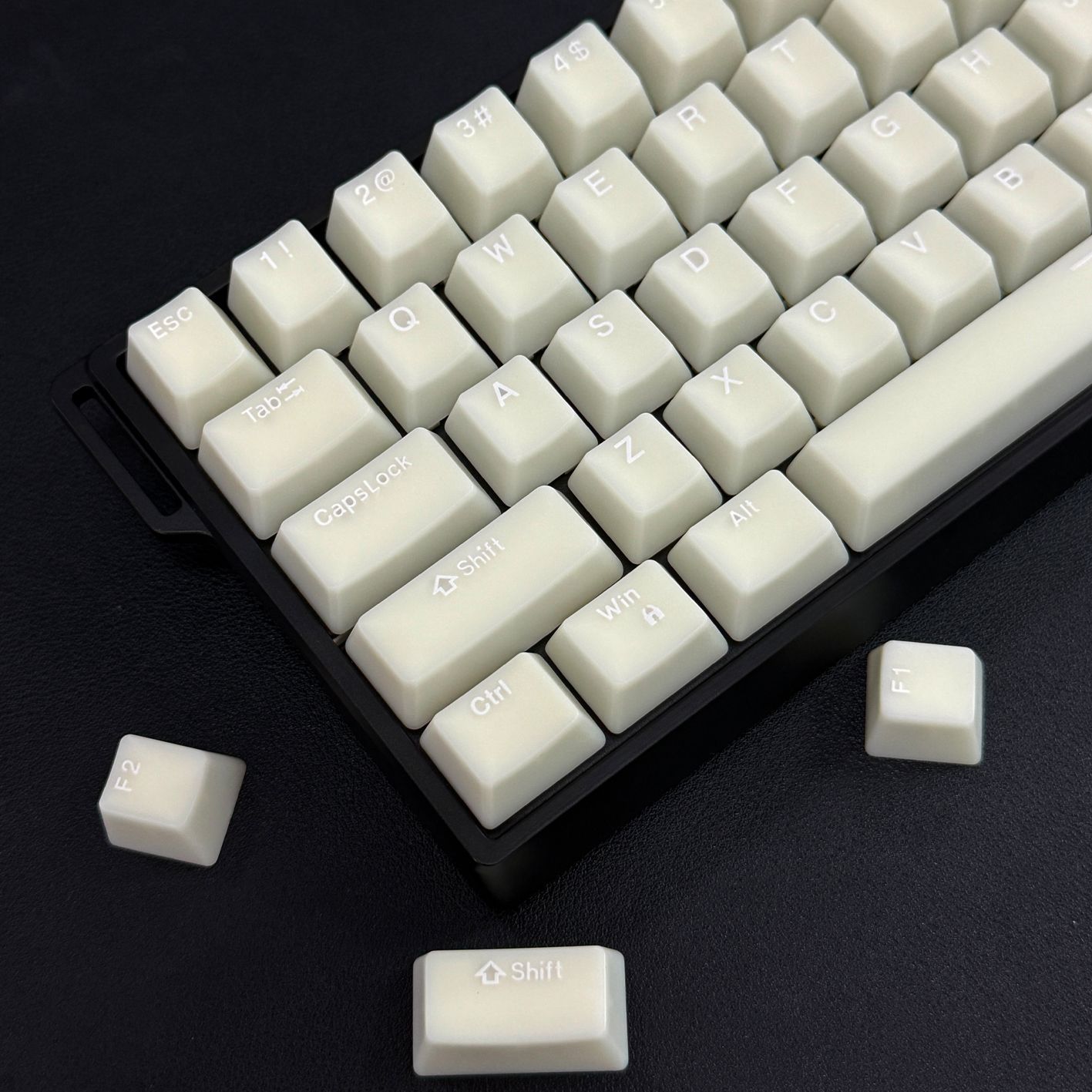 Keycaps Translucent Pudding Rgb - Copritasti Pudding traslucido 114 tasti Copritasti