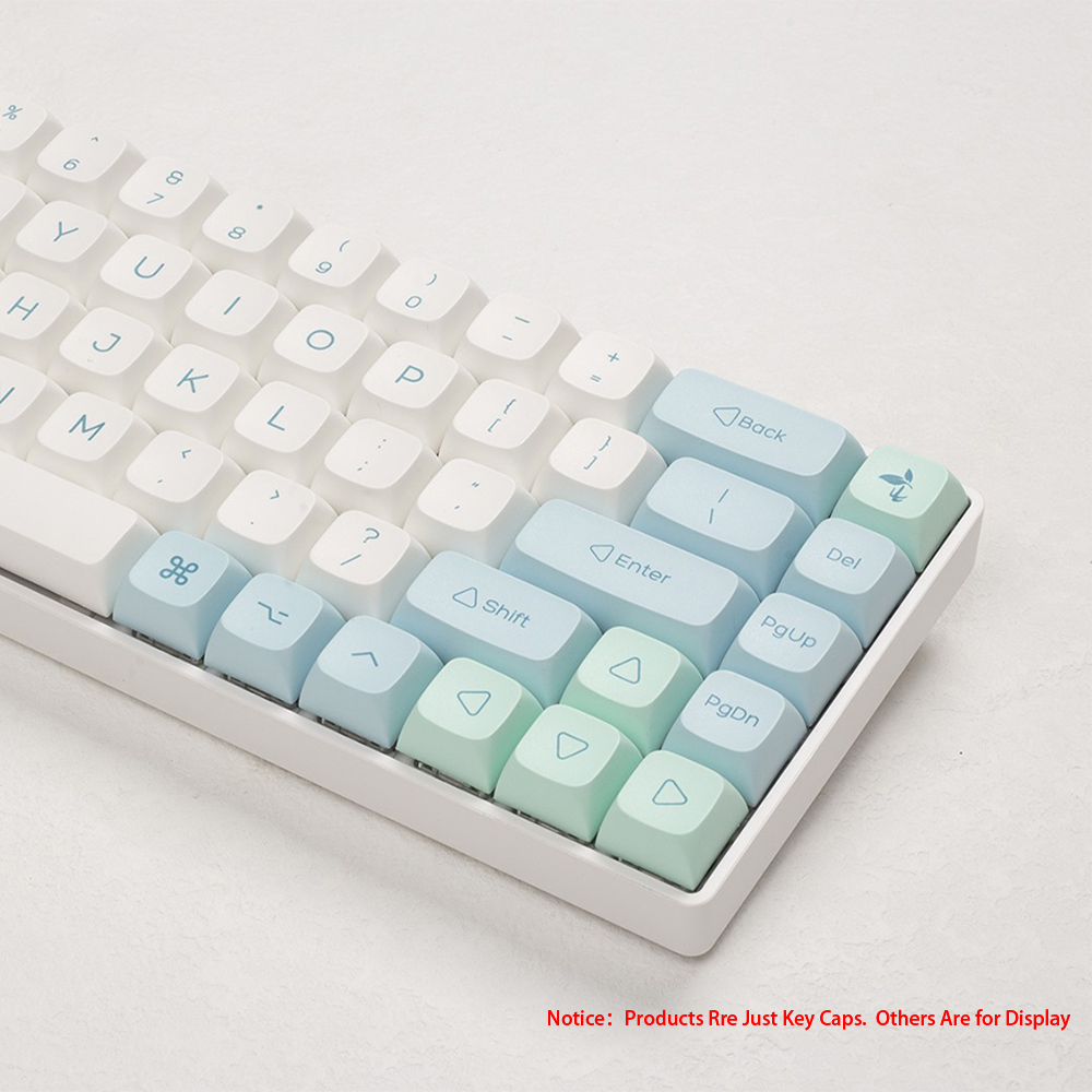 Keycaps Xda Profile Pbt Dye Sub - 135 tasti Ice Crystal Mint Keycaps
