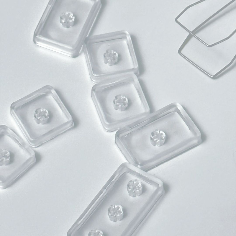 Keycaps Low Profile Choc - Copritasti trasparenti LCK Copritasti a basso