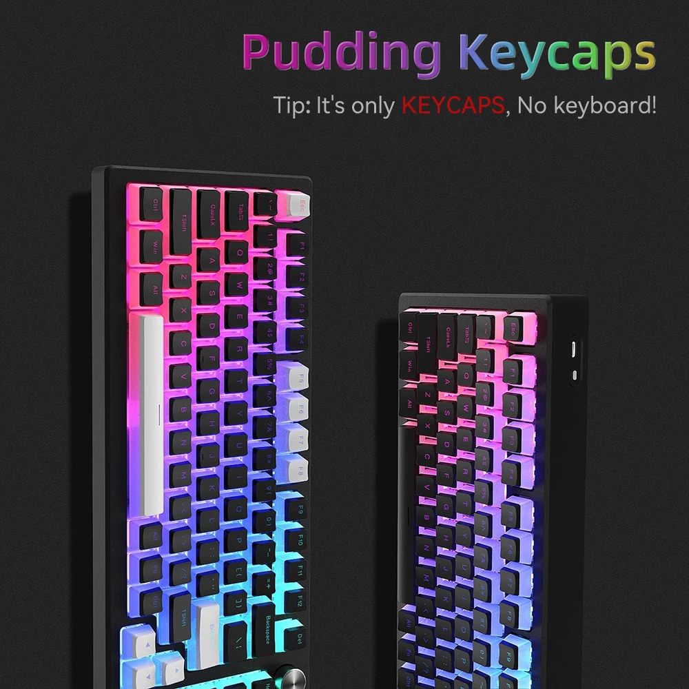 Nuovi copritasti Pudding PBT 1 - Keycaps Translucent Pudding Rgb recensione e prezzo