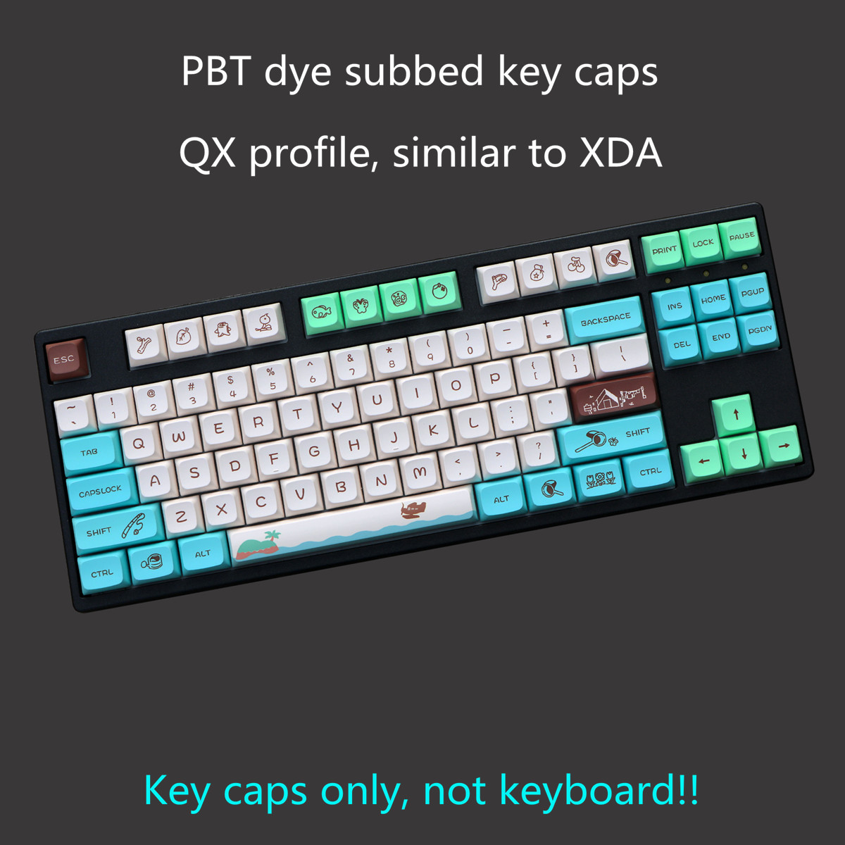 Set di Tasti PBT con Sublimazi - Keycaps Xda Profile Pbt Dye Sub recensione e prezzo