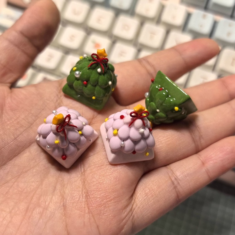 Copritasti per albero di Natal - Keycaps Artisan Resin Handmade recensione e prezzo