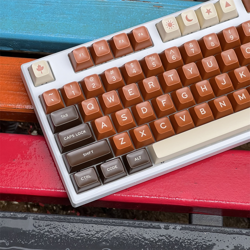 Rich Coffee Keycap Set Double  - Keycaps Set Sa Profile Abs recensione e prezzo