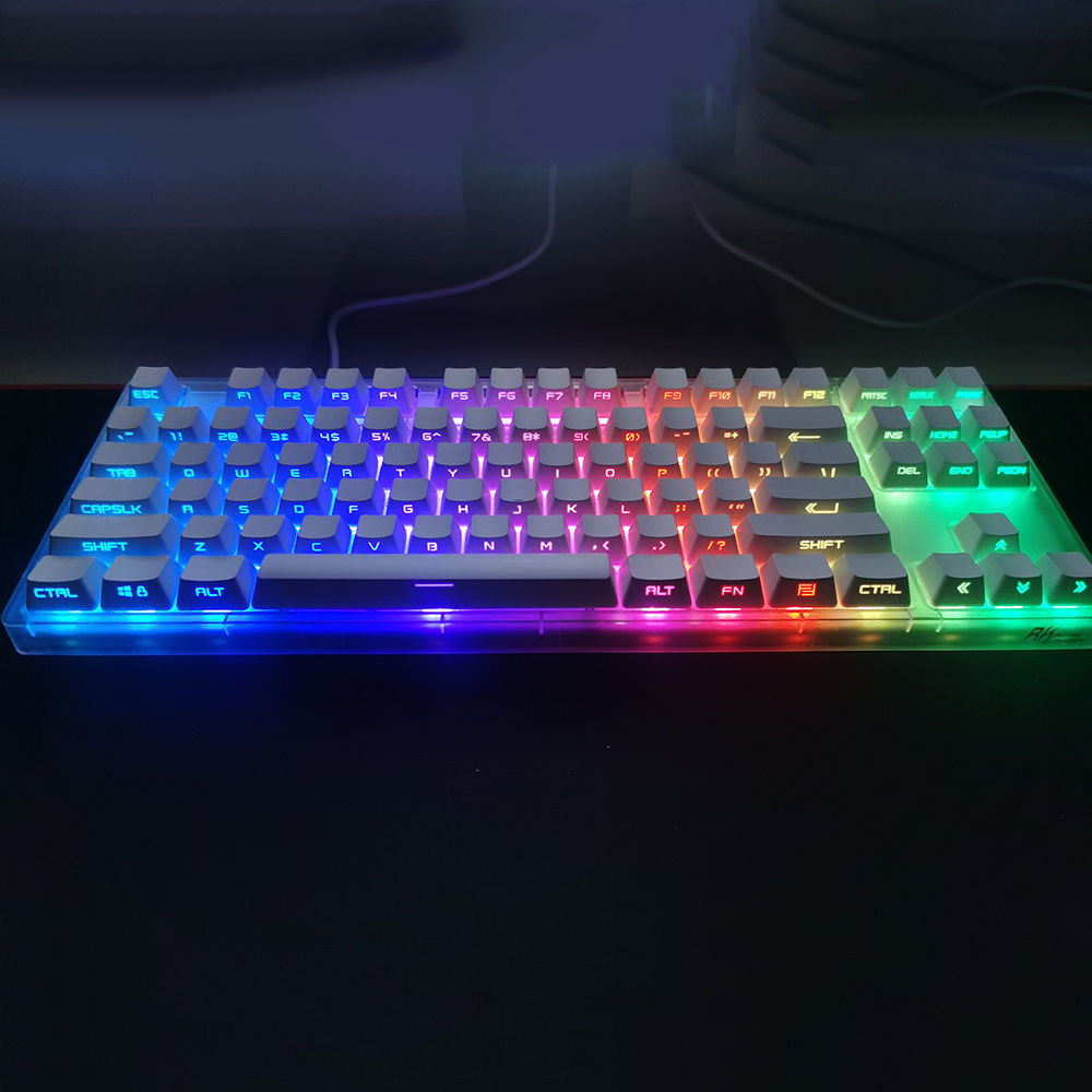 131 tasti retroilluminati RGB  - Keycaps Oem Profile 87 Keys recensione e prezzo