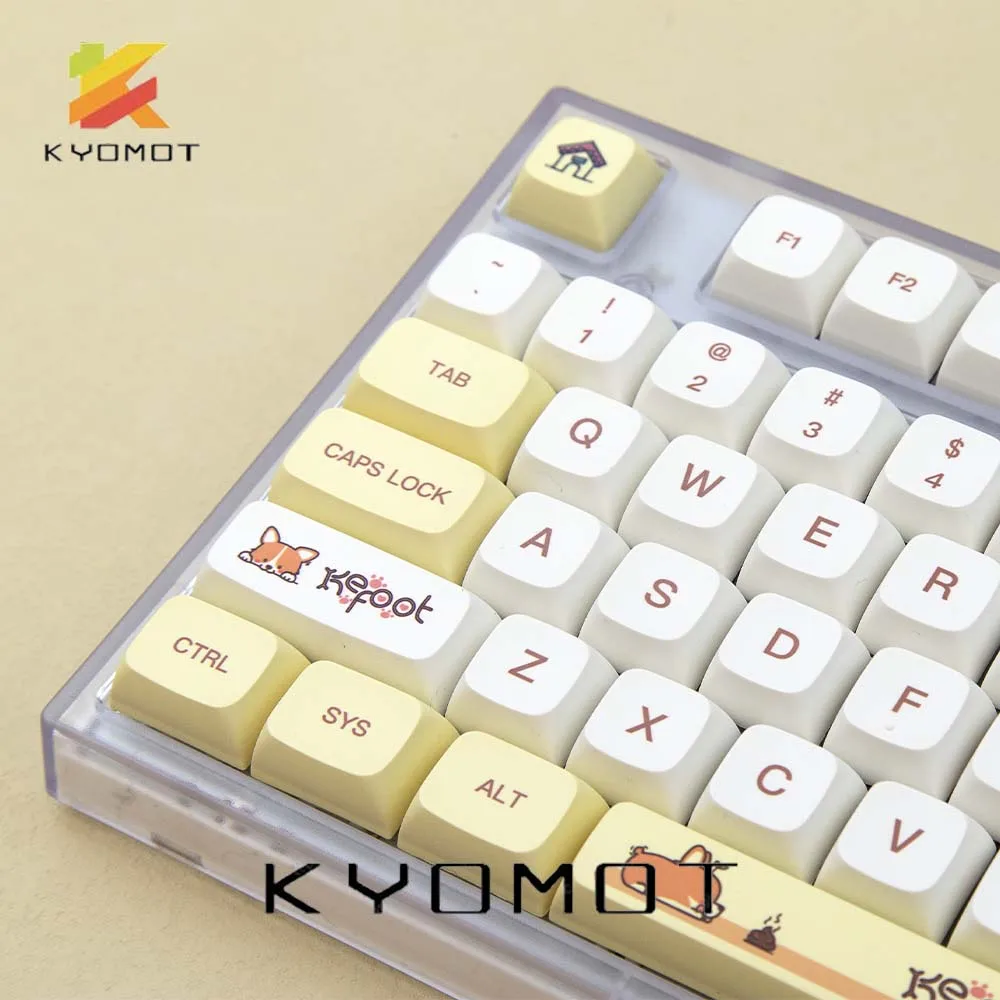 Nuovo Carino Corgi Dog Coprita - Keycaps Xda Profile Pbt Dye Sub recensione e prezzo
