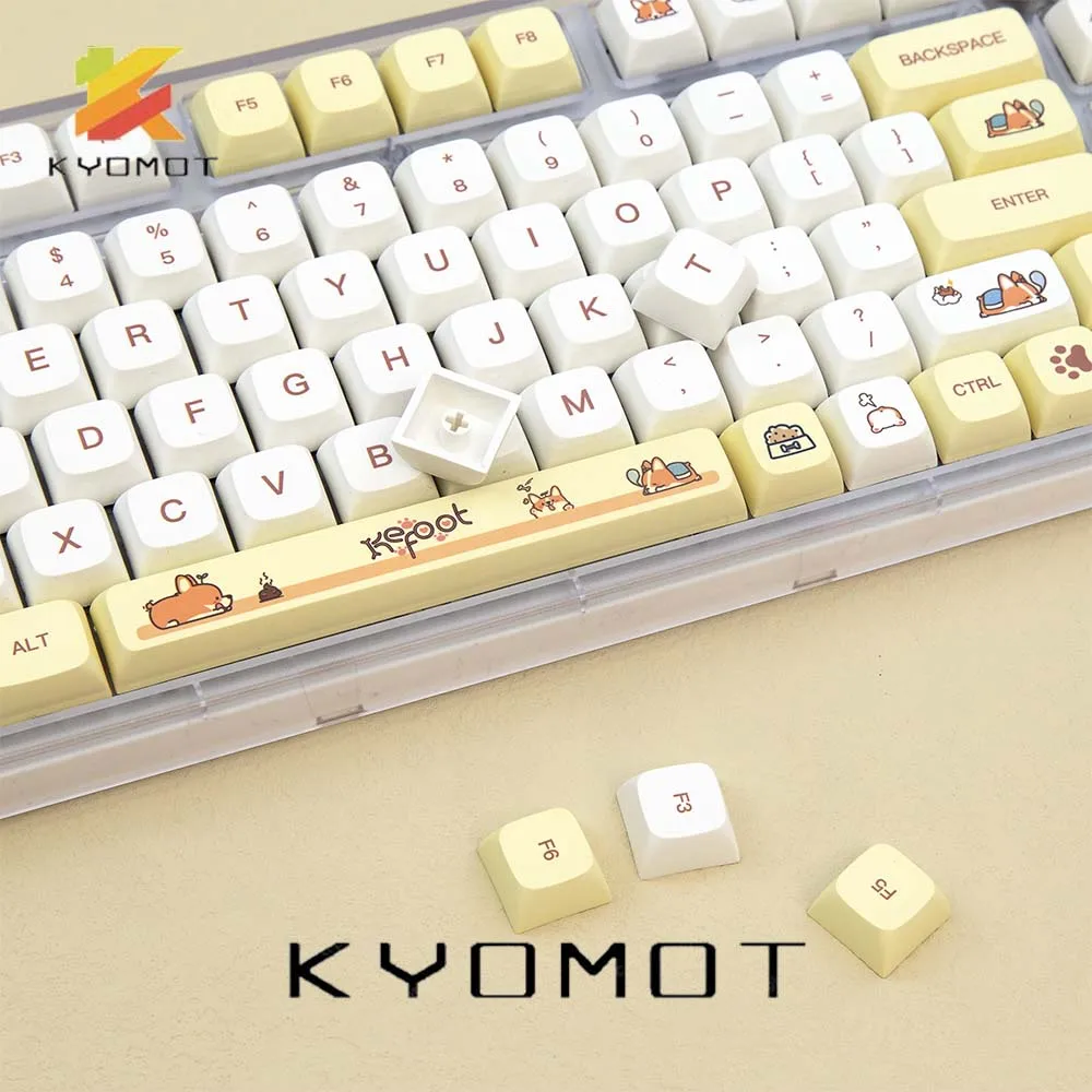 Nuovo Carino Corgi Dog Coprita - Keycaps Xda Profile Pbt Dye Sub recensione e prezzo