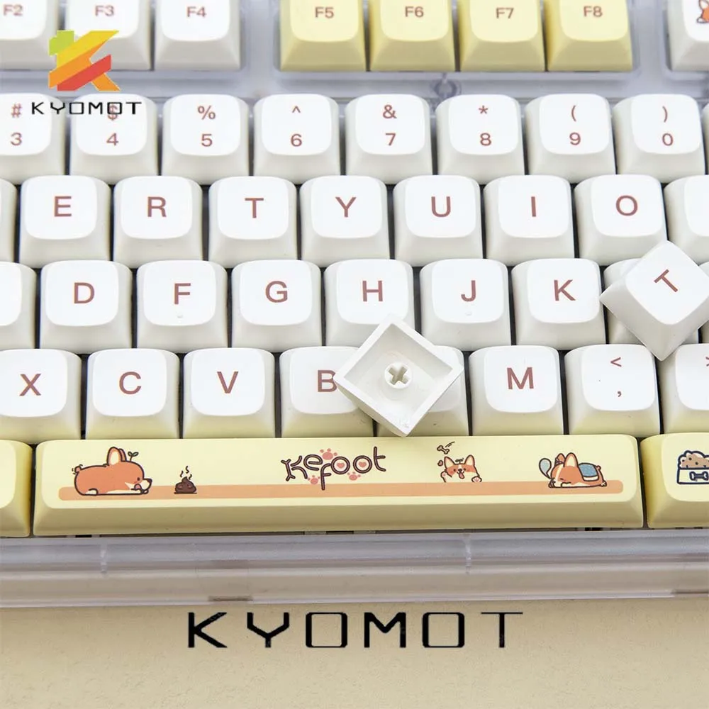 Nuovo Carino Corgi Dog Coprita - Keycaps Xda Profile Pbt Dye Sub recensione e prezzo