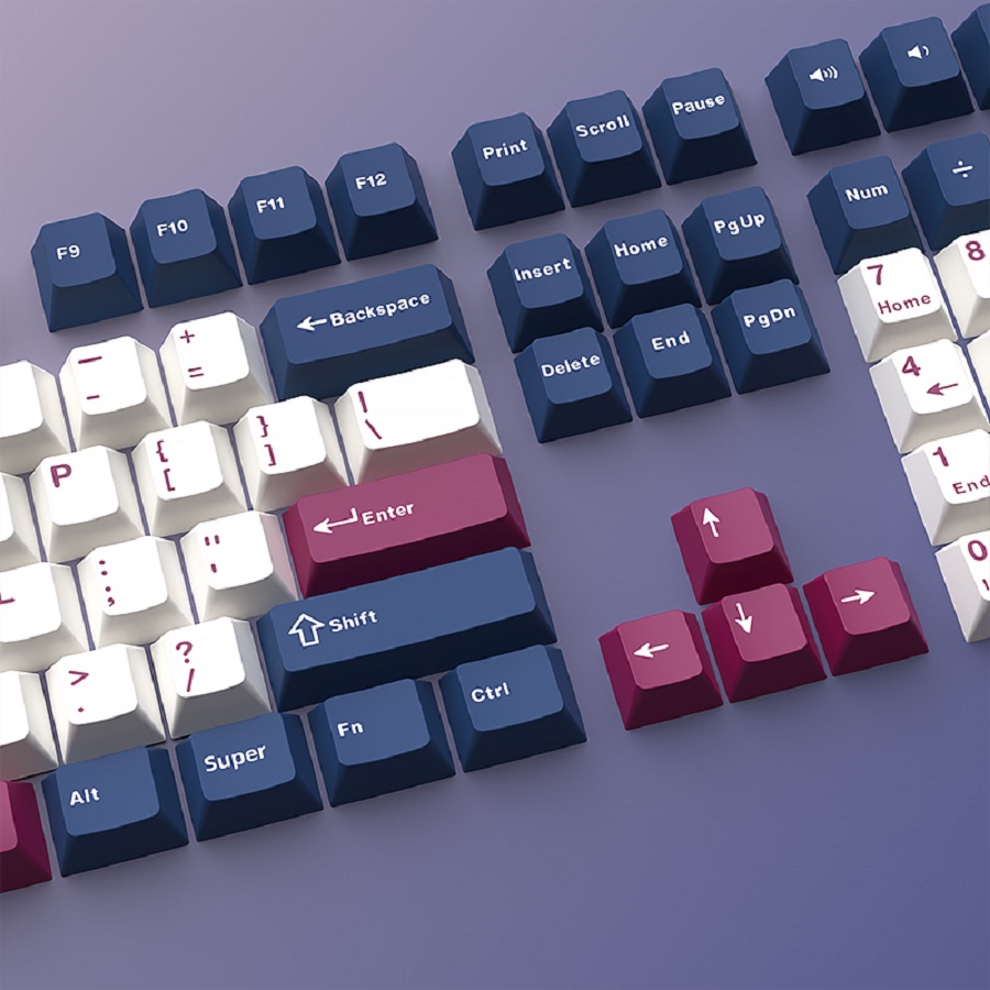 Set di 126 Tasti Warrior Blu e - Keycaps Pbt Double Shot 104 Keys recensione e prezzo