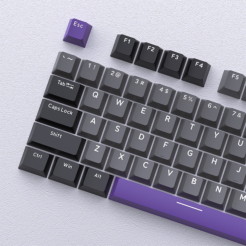 Set di 126 Tasti Warrior Blu e - Keycaps Pbt Double Shot 104 Keys recensione e prezzo