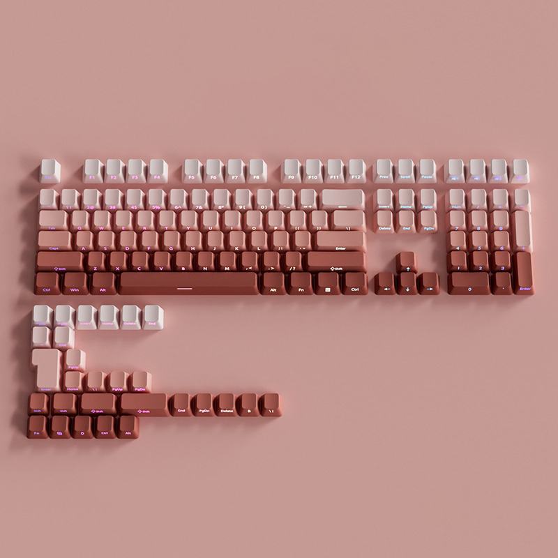 OEM Profilo Gradiente Copritas - Keycaps Pbt Double Shot 104 Keys recensione e prezzo