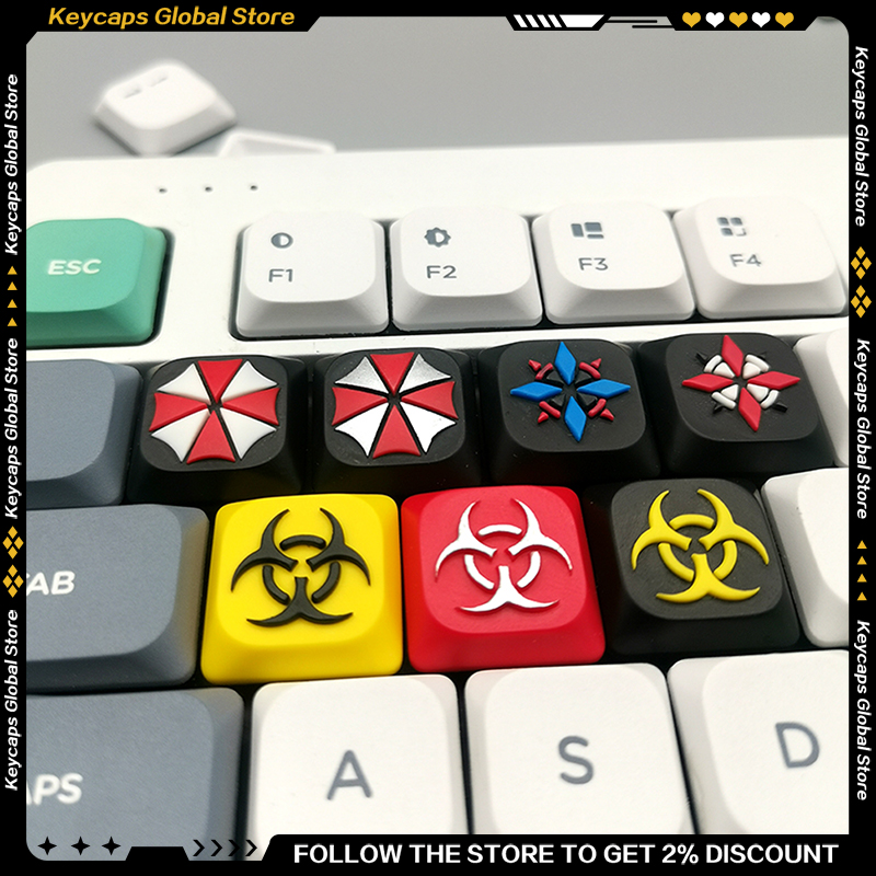 Resident Evil Series Copritast - Keycaps Artisan Resin Handmade recensione e prezzo
