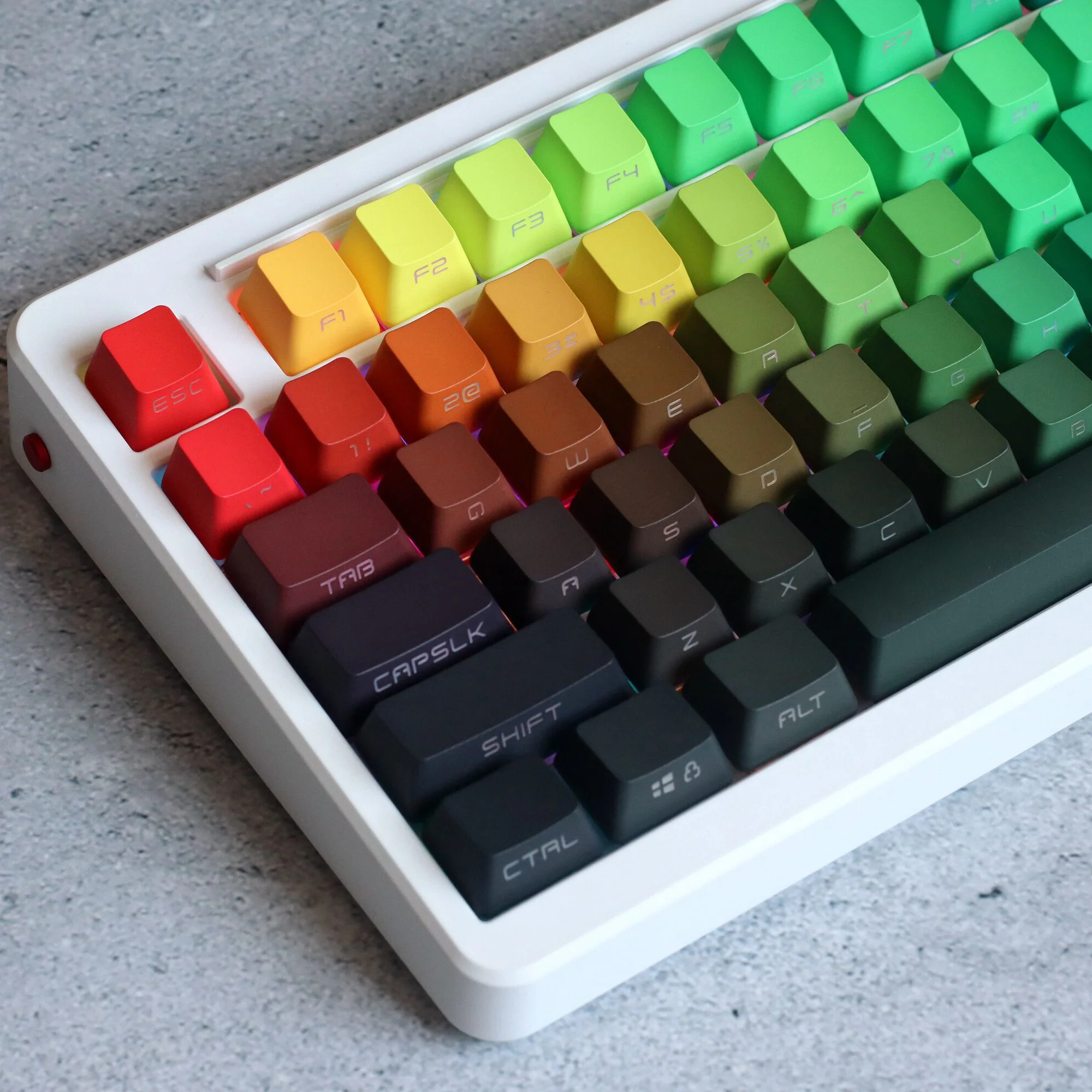 Set di Tasti Prism PBT Retroil - Keycaps Oem Profile 87 Keys recensione e prezzo