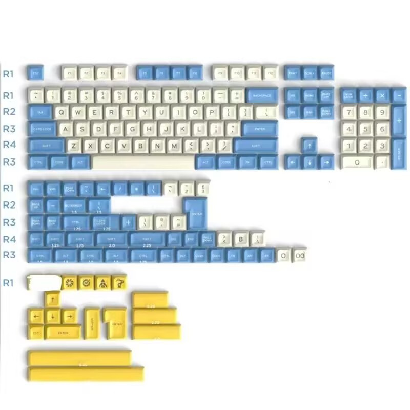 GMK 172 tasti Set completo ABS - Keycaps Set Sa Profile Abs recensione e prezzo
