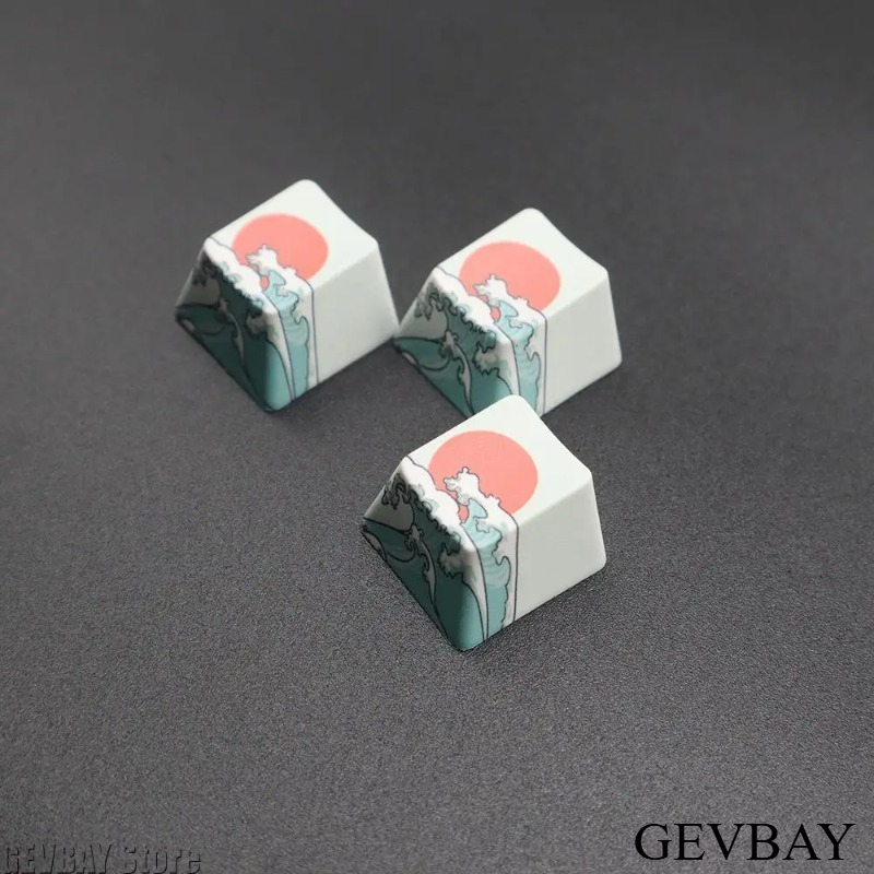 2 tasti PBT Coral Sea, profilo - Keycaps Spacebar 6.25U Custom recensione e prezzo