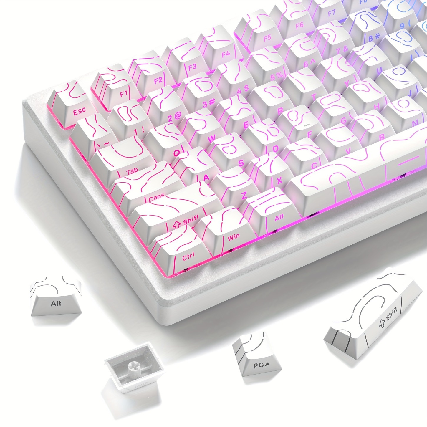 2026 Tasti PBT Contour Line 97 - Keycaps Cherry Profile Pbt recensione e prezzo