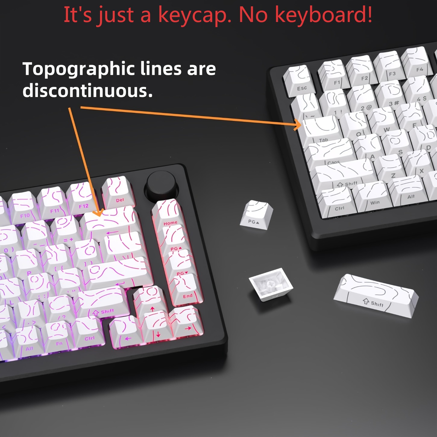 2026 Tasti PBT Contour Line 97 - Keycaps Cherry Profile Pbt recensione e prezzo