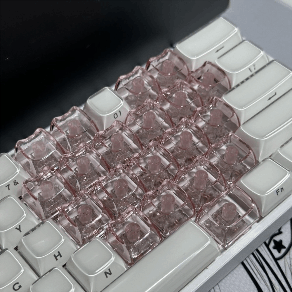 10 Pezzi Nuovi Keycaps Traspar - Keycaps Blank Pbt 1U recensione e prezzo