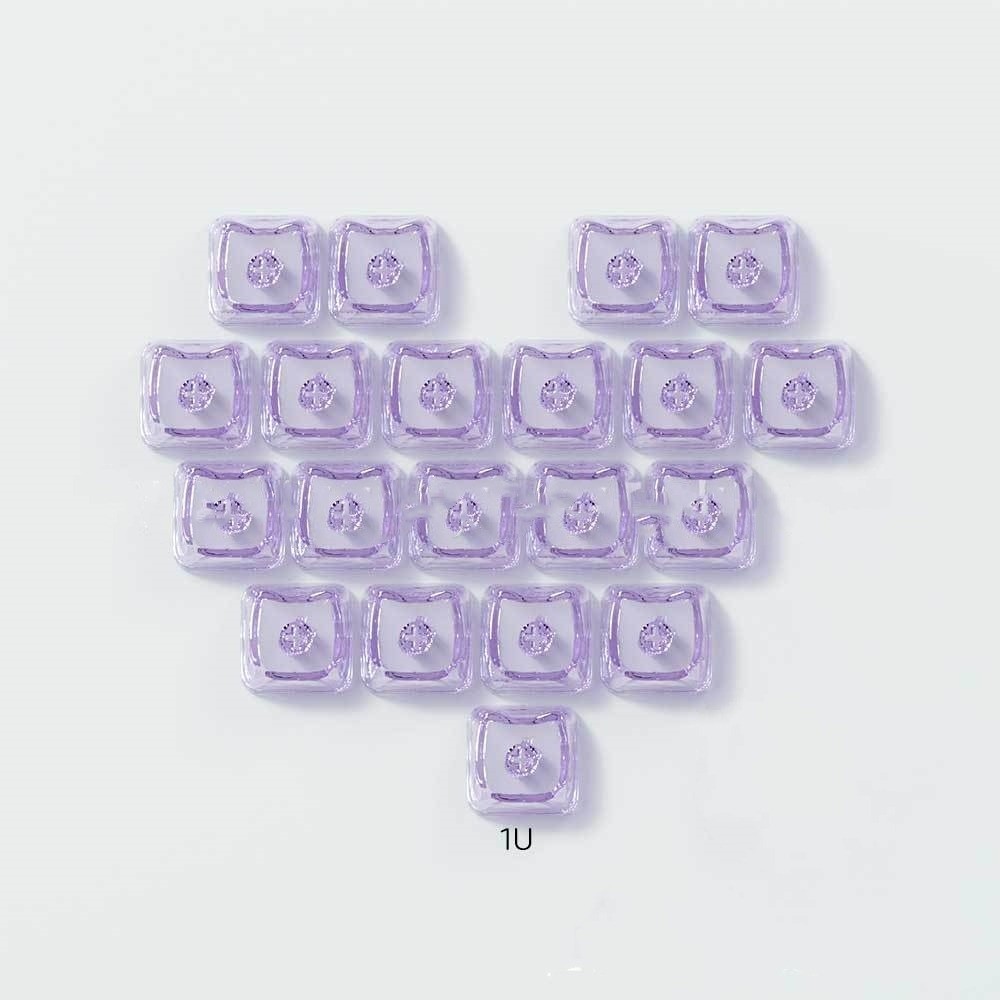 10 Pezzi Nuovi Keycaps Traspar - Keycaps Blank Pbt 1U recensione e prezzo