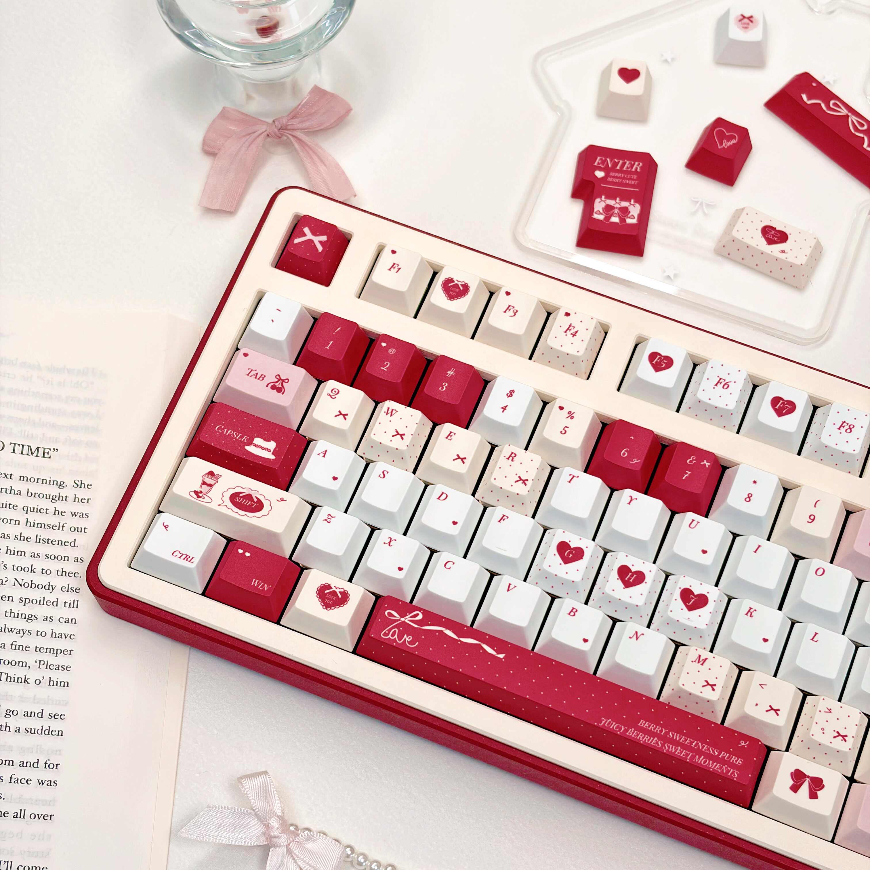 Nuovo Set di Tasti PBT Berry S - Keycaps Cherry Profile Pbt recensione e prezzo