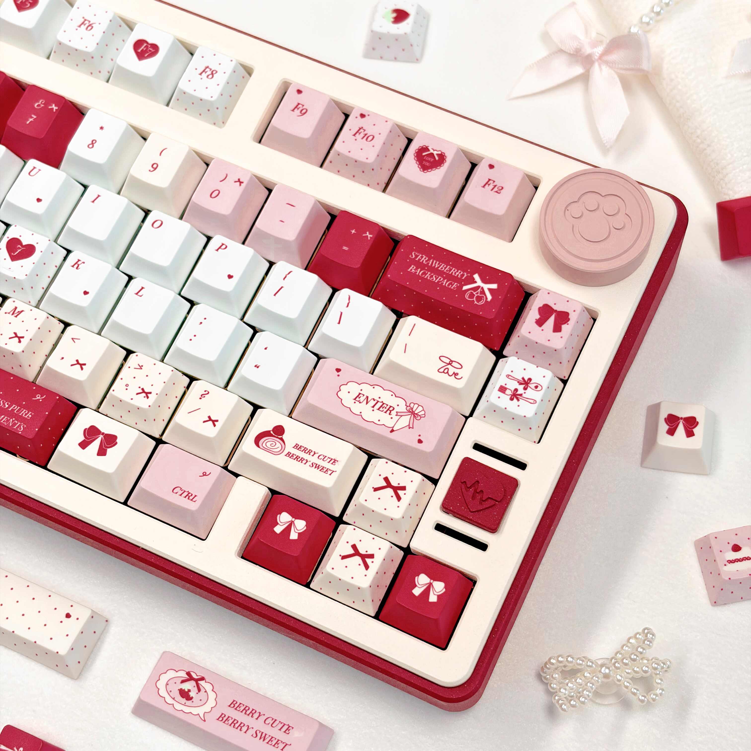 Nuovo Set di Tasti PBT Berry S - Keycaps Cherry Profile Pbt recensione e prezzo