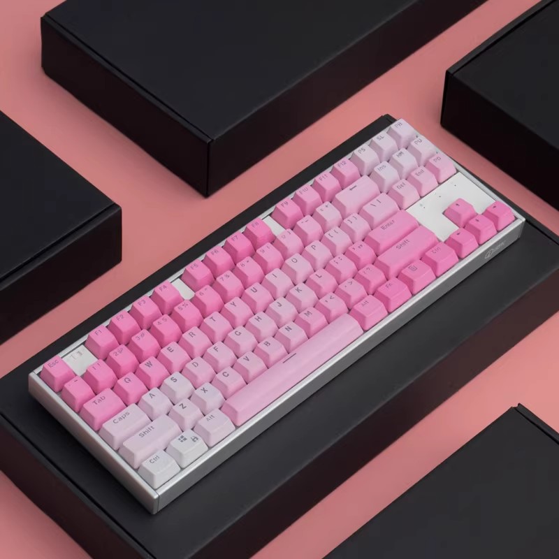 104 tasti sakura Pink Keycaps  - Keycaps Pbt Double Shot 104 Keys recensione e prezzo
