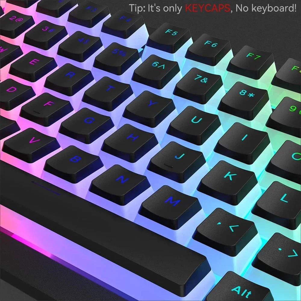 2025 Pudding PBT Copritasti 12 - Keycaps Translucent Pudding Rgb recensione e prezzo