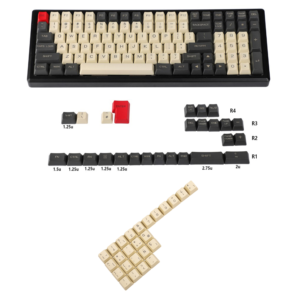 YMDK Incisione Laser UK Italia - Keycaps Oem Profile 87 Keys recensione e prezzo