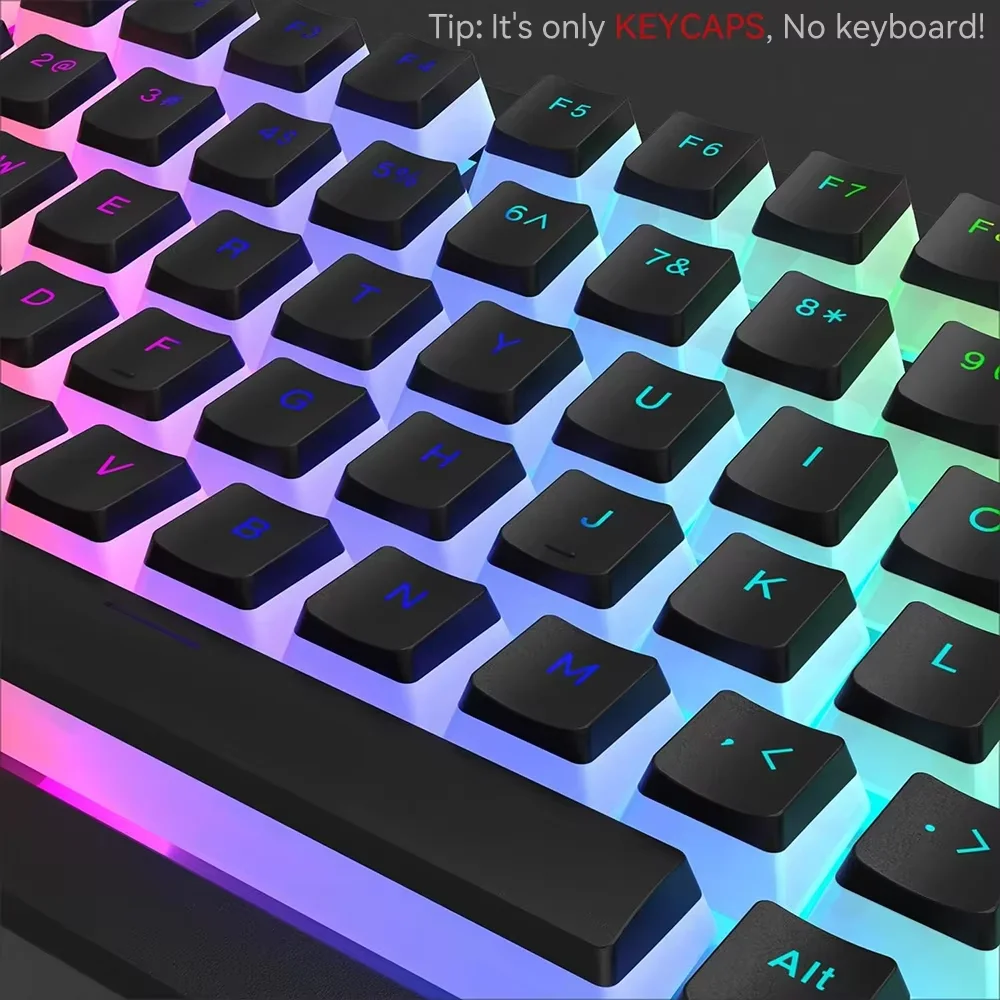 129 tasti Pudding Keycaps PBT  - Keycaps Translucent Pudding Rgb recensione e prezzo