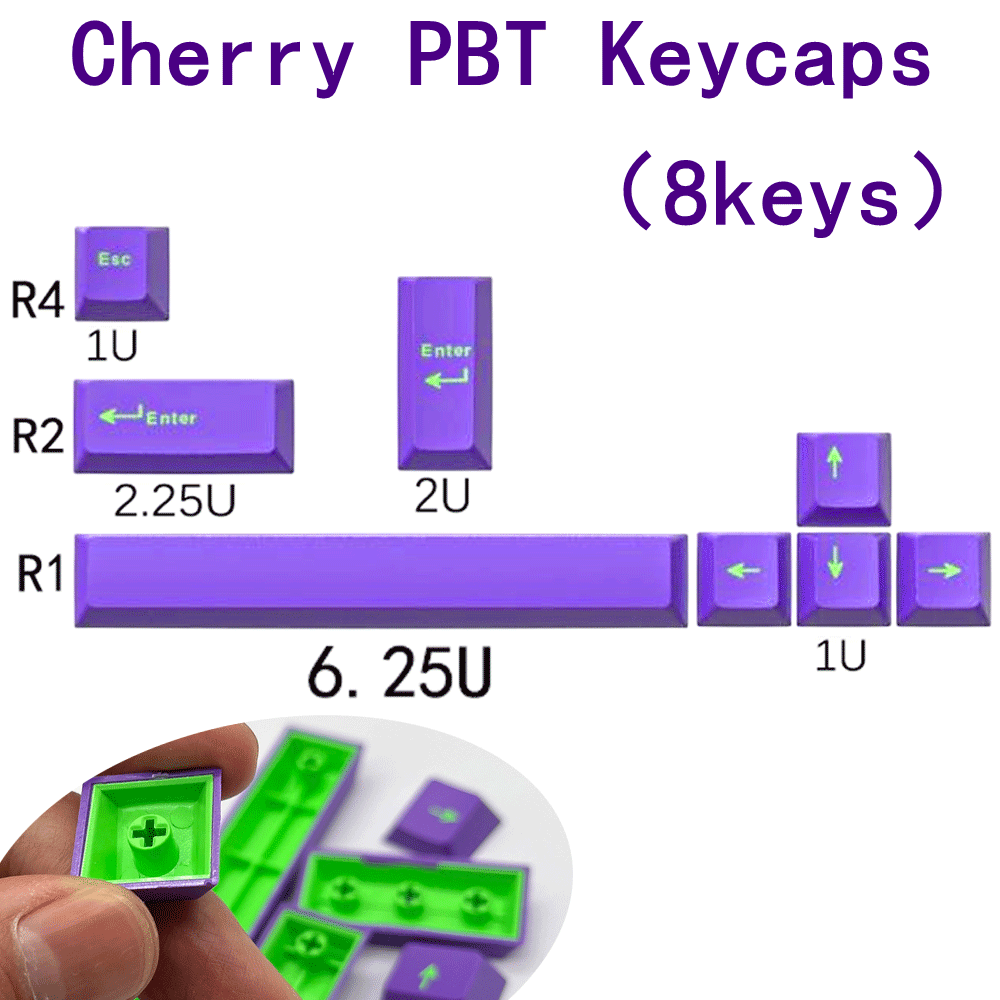 Keycap Spaziale 6.25U Profilo  - Keycaps Cherry Profile Pbt recensione e prezzo