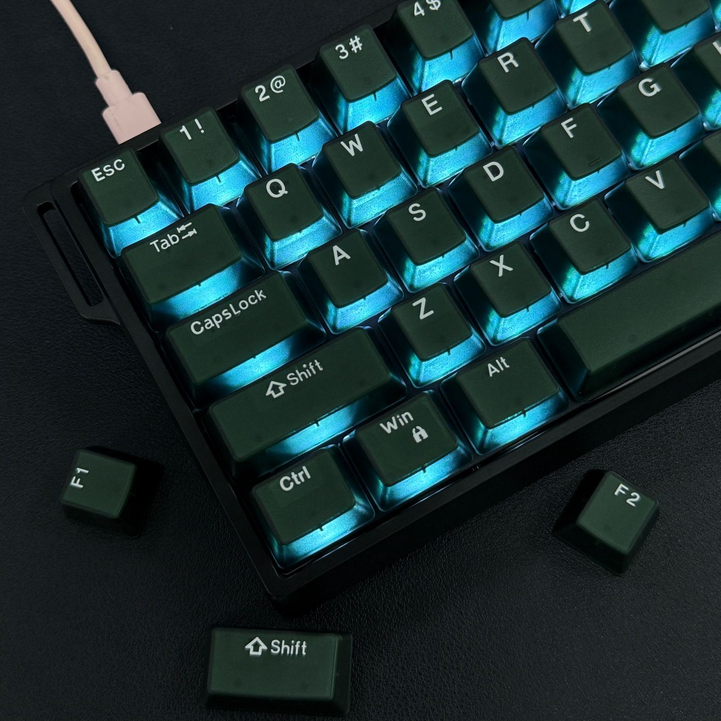 Set di 114 Tasti Emerald Doubl - Keycaps Translucent Pudding Rgb recensione e prezzo