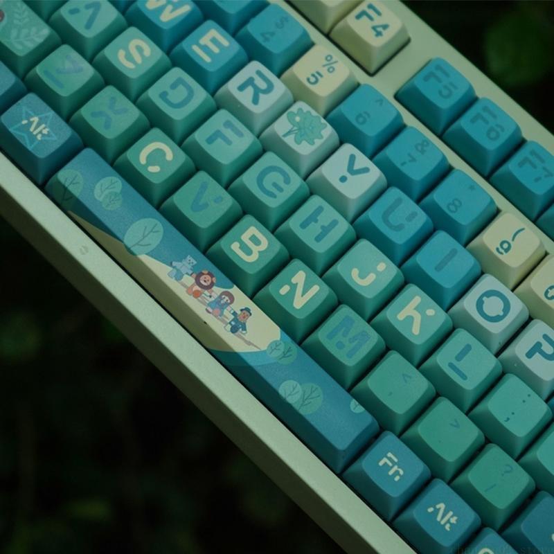 Copritasto verde 127Keys Profi - Keycaps Xda Profile Pbt Dye Sub recensione e prezzo