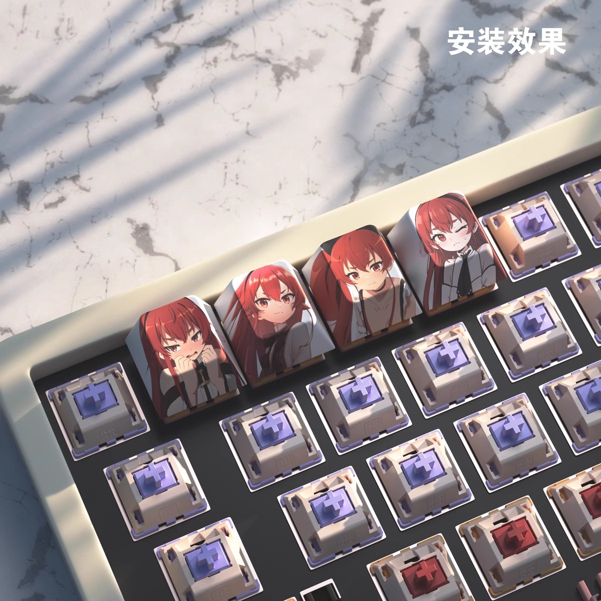 4 tasti/set Reincarnazione sen - Keycaps Cherry Profile Pbt recensione e prezzo