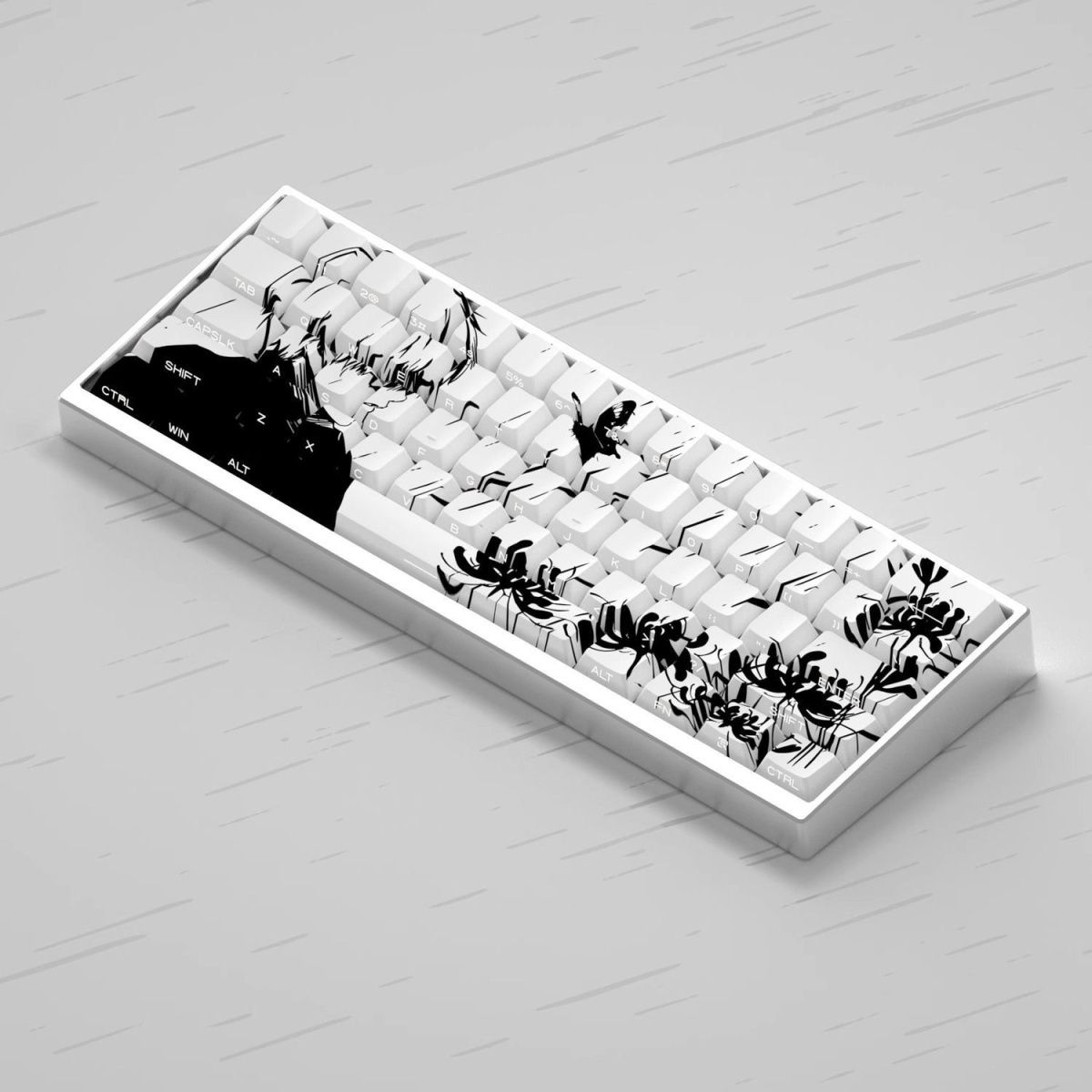 130 tasti Tokyo Ghoul Tema Kan - Keycaps Cherry Profile Pbt recensione e prezzo