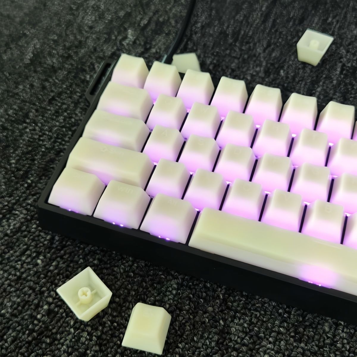 Copritasti Pudding traslucido  - Keycaps Translucent Pudding Rgb recensione e prezzo