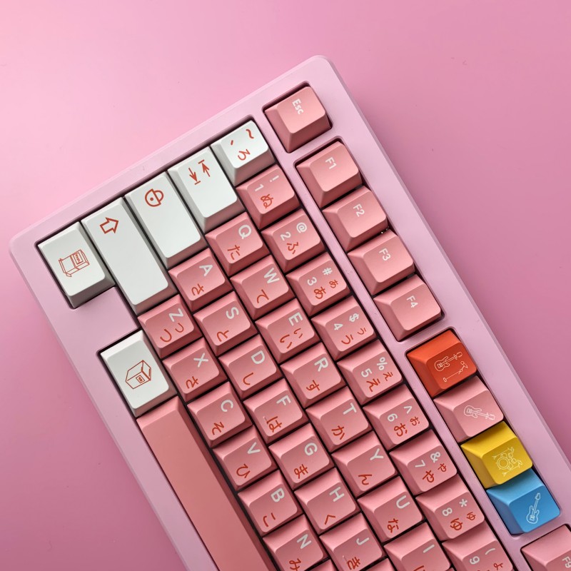 140 chiavi/set Bocchi The Rock - Keycaps Cherry Profile Pbt recensione e prezzo