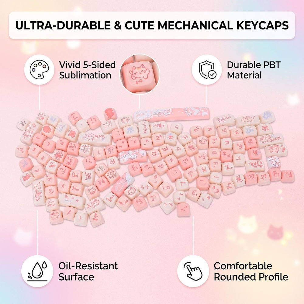 Set di tasti PBT, tasti person - Keycaps Spacebar 6.25U Custom recensione e prezzo