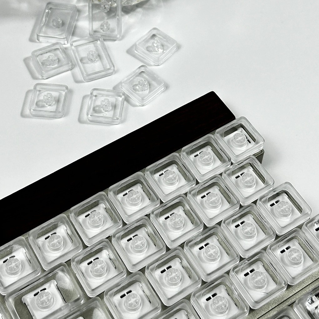 Copritasti trasparenti a basso - Keycaps Low Profile Choc recensione e prezzo