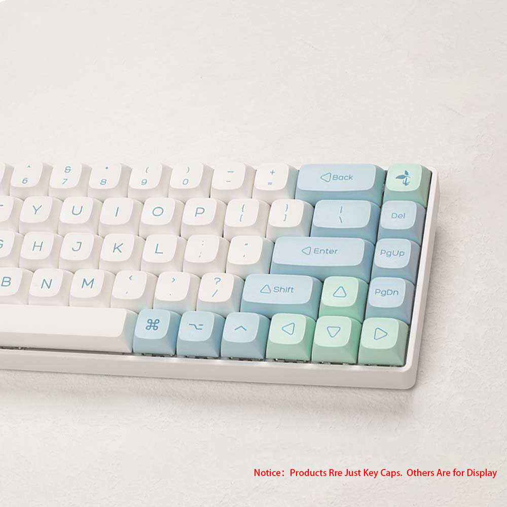 135 tasti Ice Crystal Mint Key - Keycaps Xda Profile Pbt Dye Sub recensione e prezzo