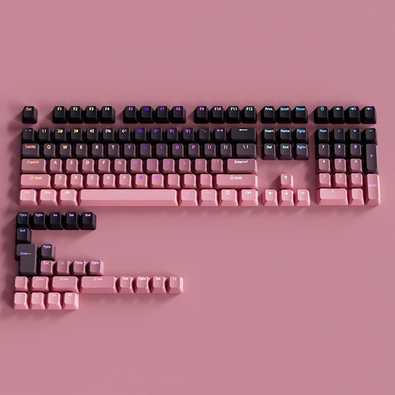 134 tasti sfumati Lucky Red RG - Keycaps Pbt Double Shot 104 Keys recensione e prezzo