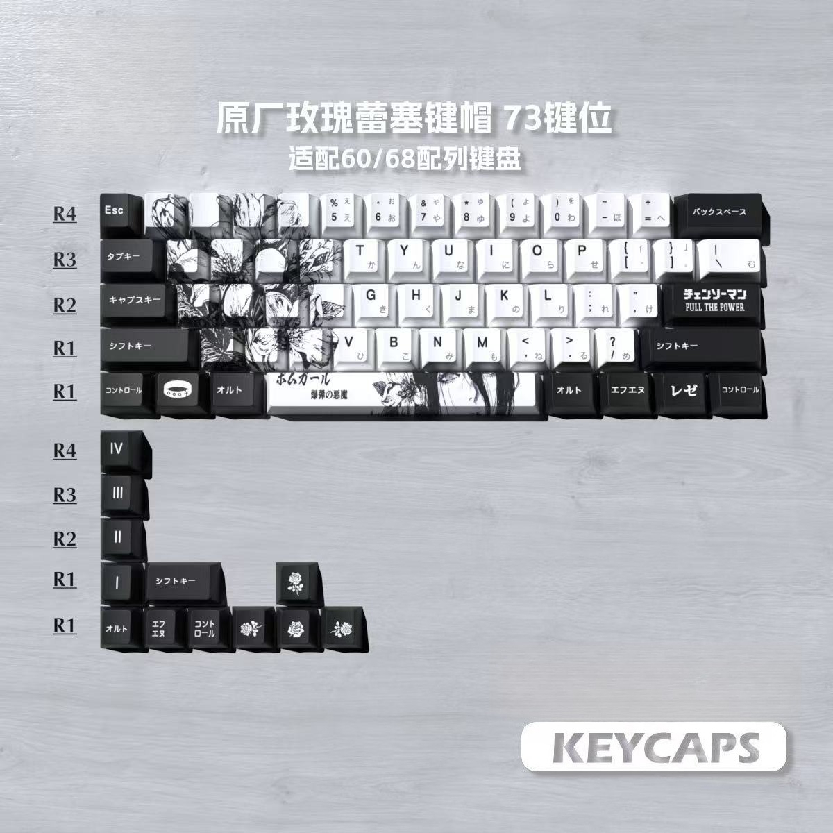 Copritasti Reze Chainsaw Man T - Keycaps Cherry Profile Pbt recensione e prezzo