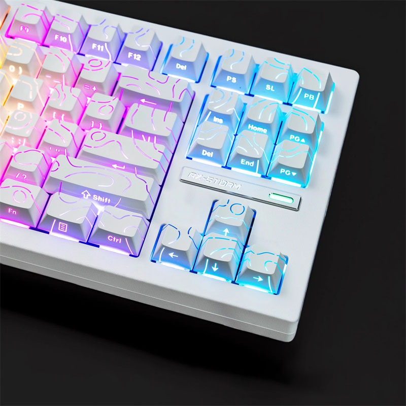 NUOVA Linea di Contorno 4.0 Ve - Keycaps Pbt Double Shot 104 Keys recensione e prezzo