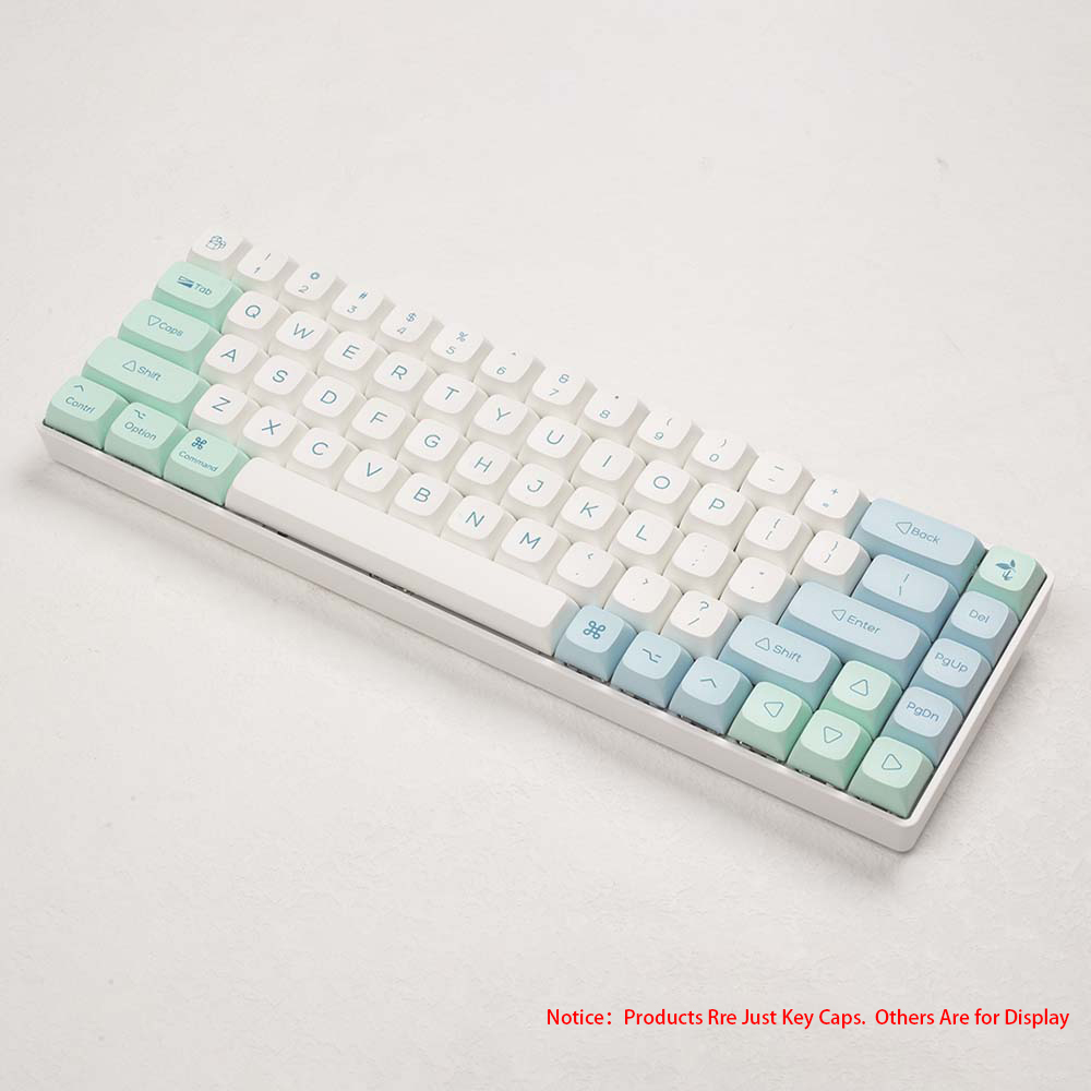 135 tasti Ice Crystal Mint Key - Keycaps Xda Profile Pbt Dye Sub recensione e prezzo